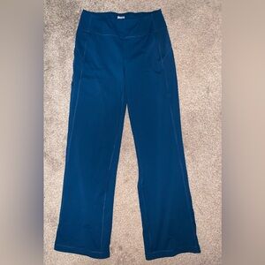 Duluth Trading Co Navy Flare Pants